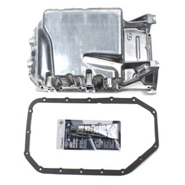 CNS Engine Oil Pan with Gasket Compatible with 06-11 Honda Civic Si 2.0L (1998cc/122cid) DOHC L4