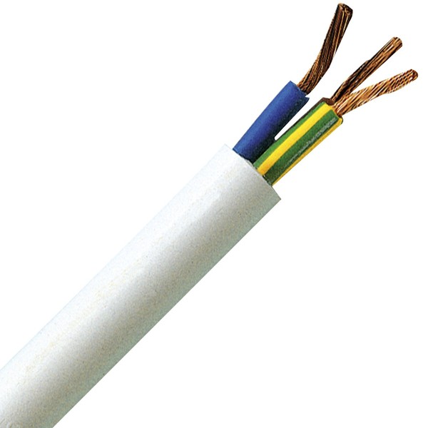 Kopp 151805840 Hose Cable H05 VV-F 3G, 1.5 mm², 5