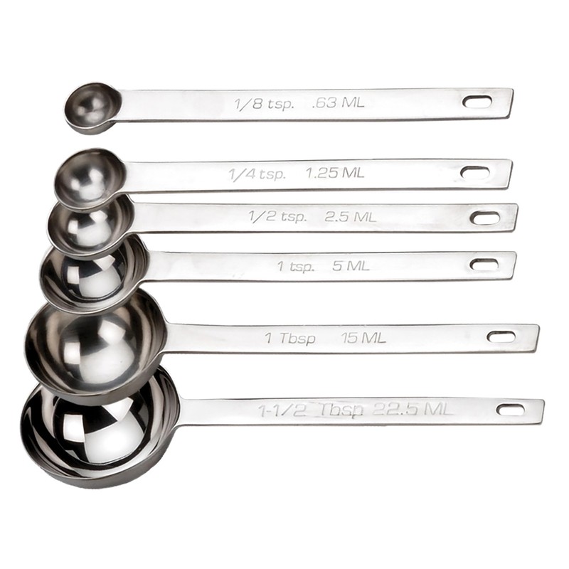 RSVP International Endurance Kitchen Collection Open Stock Measuring Spoon, Stainless