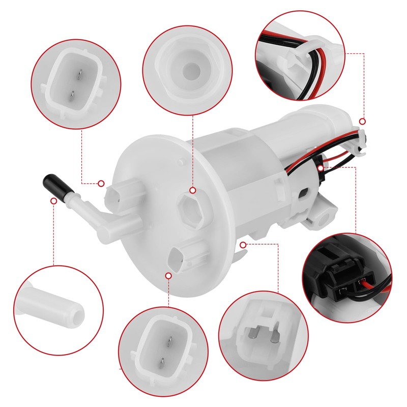 JAVIK Fuel Pump Assembly & Motorcycle Oil Filter for Yamaha