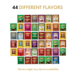 Twinings Tea Bag Sampler Assortment 44 Count Variety Pack of Unique Flavors
