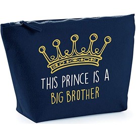 Hippowarehouse This prince is a big brother printed make up cosmetic wash bag 18x19x9cm