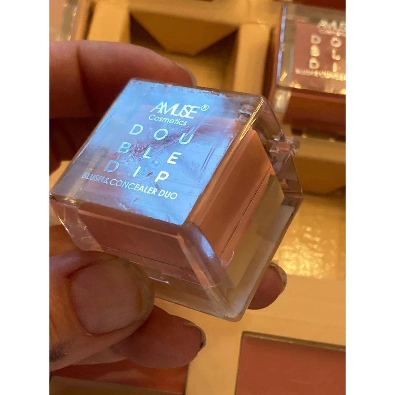 Amuse Cosmetics Double Dip Corrector Y Blush 2 En 1