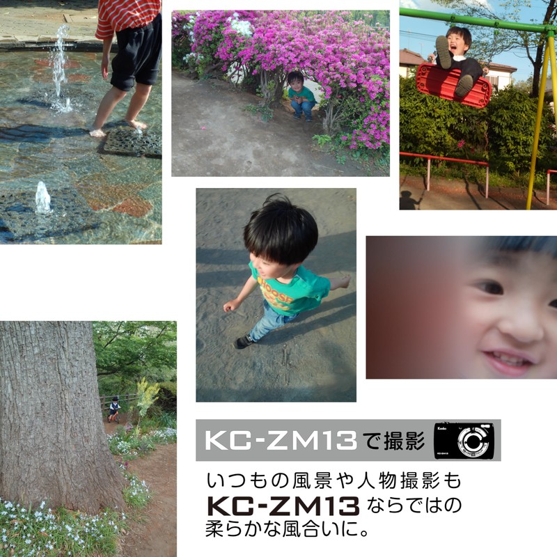 Kenko 446782 KC-ZM13 WH Compact Digital Camera, 5x Optical Zoom,