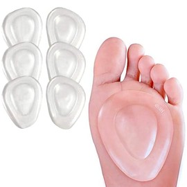 Set of 6 Foot Protection Pads, Sole Supporter, Metatarsal Pad, Foot Cushion, Toe Relief, For Left and Right