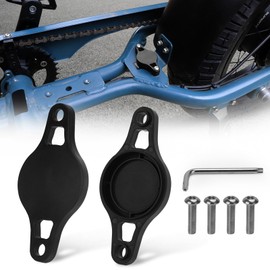 YIBEICO Holder for Airtag for Super 73 S2, Waterproof Case for Air tag GPS Tracker, Theft-preventing Bike Mount for Airtags, Accessories for Super73