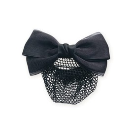 BEAUTY WORLD JOBCO 2-Way Bangs Ribbon Barrette, Tip Cover, Hair Arrangement, 2-Way Bun Ribbon Barrette