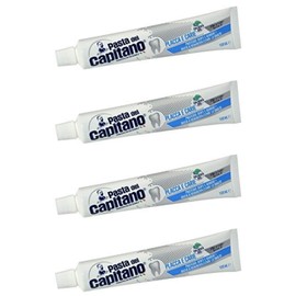 Pasta del Capitano Plaque and Cavities Toothpaste 100ml (Pack of 4)