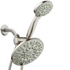 AquaDance Antimicrobial/Anti-Clog High-Pressure 30-setting Rainfall Shower Combo, Microban Nozzle Protection