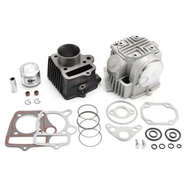 Artudatech Top End Rebuild Kit Cylinder Head Piston For Honda CT70 CRF70 XR70 ATC70 TRX70 For Honda CT70 Trail 1969-1994 For Honda CRF70F 2004-2009, 2011-2012 12101-GB0-910