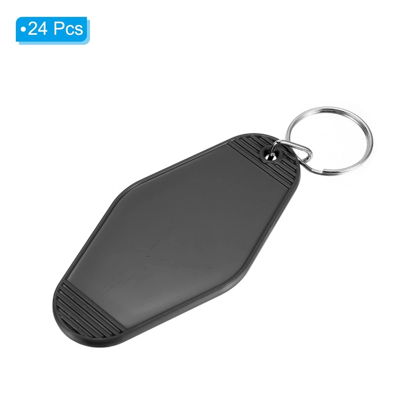 [PATIKIL] Motel Keychains, Retro, 24 Pcs, Blank Hotel Keychains, Lambus,
