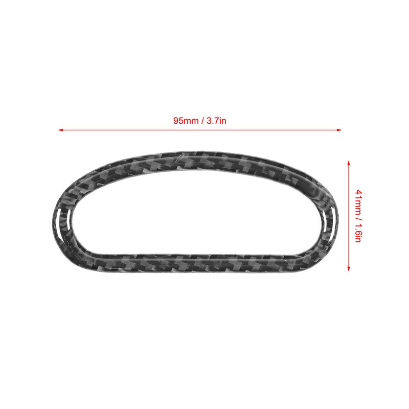 Carbon Fiber Skylight Handle Trim Frame Inner Decoration Fit for