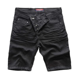 Rock Creek Denim M50 Men's Shorts (Rc-2202) - Night black, size: 32W