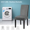 BOGUANG Waterproof Dining Chair Cover,Spandex Fabric Fit Stretch Chair Slipcover,Removable
