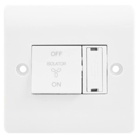 Click CMA3020 Mode 10A 3 Pole Extractor Fan Isolator Switch with 3A Fuse