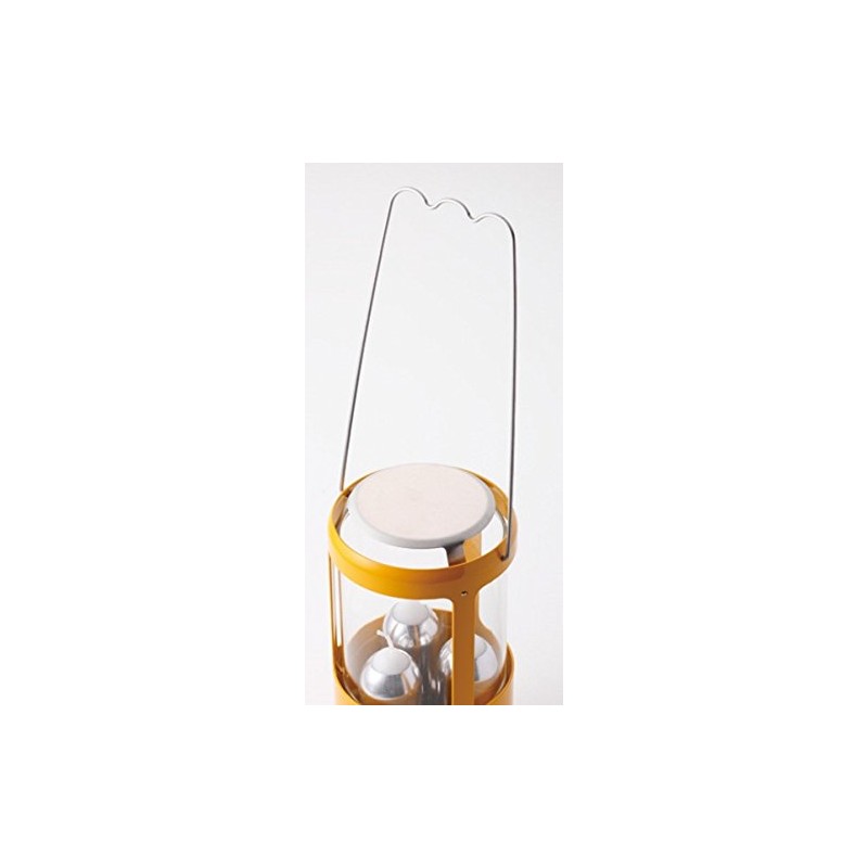 Uco 24396 Candoria Lantern, Yellow, 7.9 x Diameter 3.9 inches