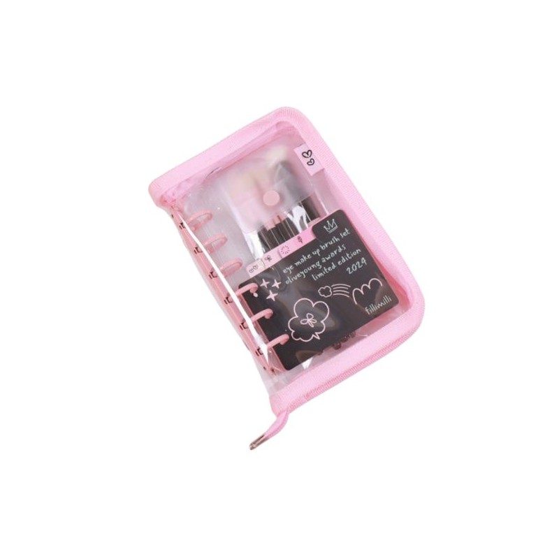 FILLIMILLI Eye Makeup Brush Set 6items [Black Pink Edition Limited