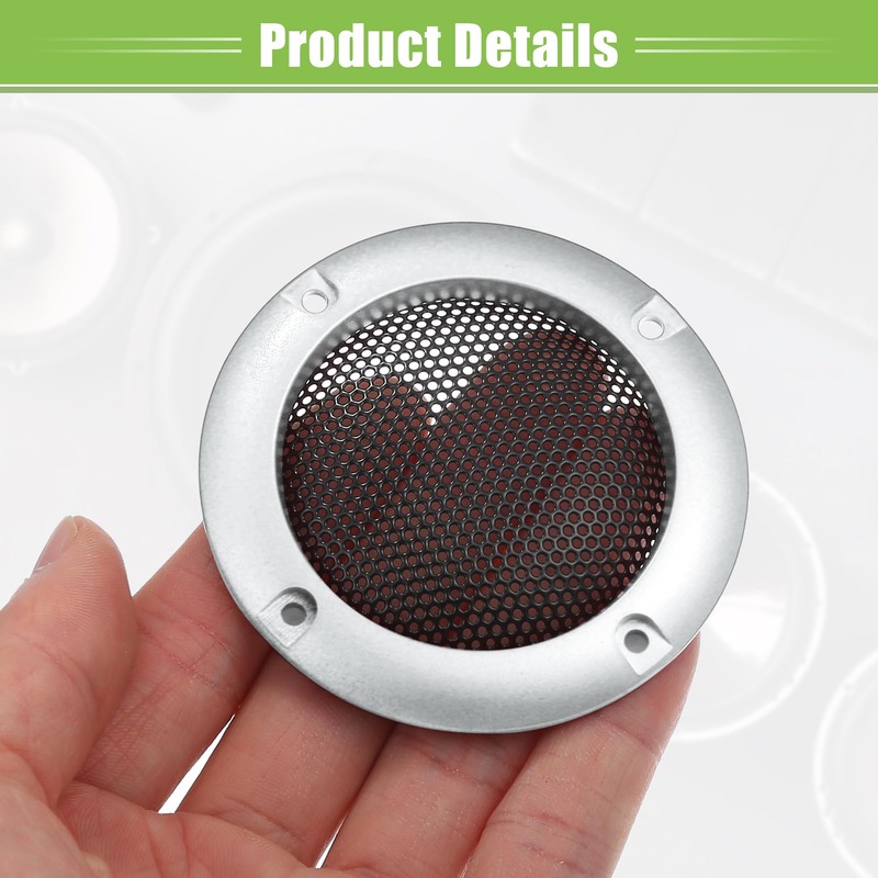 ACROPIX Universal 2" Car Speaker Grills Cover Mesh Round 2