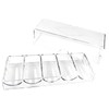 Poker Chip Holder Tray Racks - 1Pack Clear Acrylic Chips