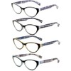 Calabria Emily - anteojos de lectura, 4-pack Variety, M