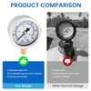 MEASUREMAN Pool Filter Pressure Gauge Replacement, 0-60 PSI, 2-inch Dial,