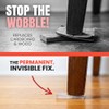 Wobble Cuñas de plástico flexibles Multiusos para nivelar muebles, mesas,