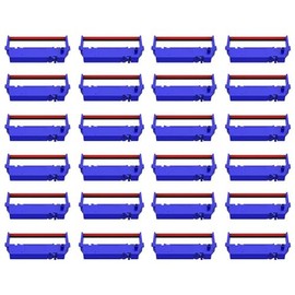 24-Pack Compatible SP700 Printer Ribbon B/R Replacement for Star RC-700BR SP-700BR SP-712 SP-742 Ink Ribbon, Black and Red