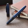 Sheaffer Icon Metallic Blue with Gloss Black PVD Appts. Fountain