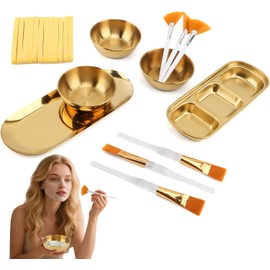 Set De 23 Piezas Para Tratamientos Faciales De Estética, Incluye Brochas Y Aplicadores De Mascarillas, Kit Para Mezclar Mascarillas Faciales Para Mujer, Herramientas Faciales Para El Cuidado