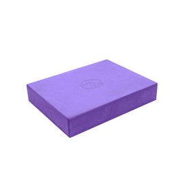Fitness Mad Pilates Block, Eco Friendly EVA Sitting Block for Pilates & Home Workouts, Support for Various Postures, Blue, 35cm x 25cm x 60mm (Purple)