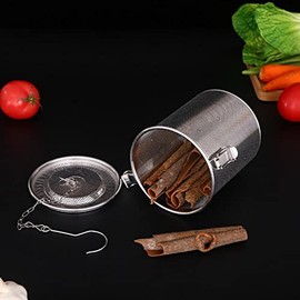 Filtro de Especias, Colador Bolsa de Condimentos de Acero Inoxidable Infusor de Té para Hierbas Té Helado Sopa de Salsa Sabor