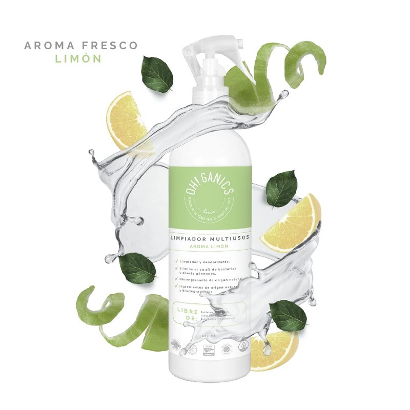 OH!GANICS., Limpiador Multiusos Aroma Limón de 500 ml