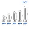 DTGN Metric Thread Assortment 75pcs M5 Bolt and Nut Kit