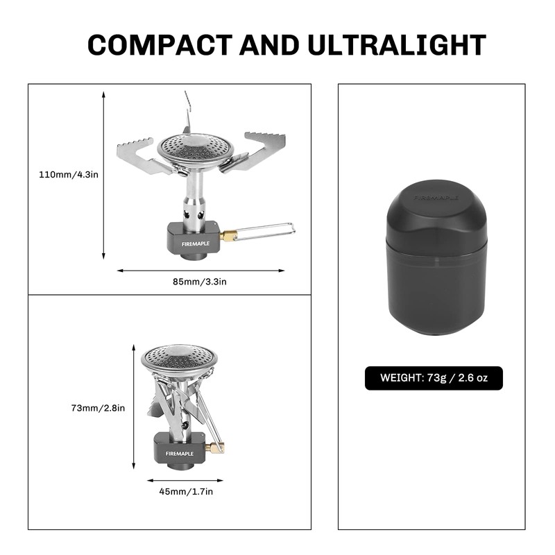 Fire-Maple Buzz Compact Camping Gas Stove | 3100W Mini Pocket
