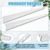 Yalikop 10 Pack Adjustable Shelf Brackets for Double Track System