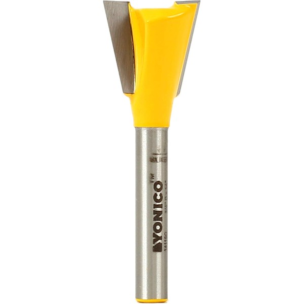 YONICO Router Bits Dovetail 14 Degree X 3/4-Inch 1/4-Inch Shank 14116q
