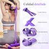 Bandas de resistencia para fitness, extractor de tobillo de 4