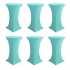 Enjoyidea Cocktail Table Covers-Spandex Round High Top Table Cloths 6