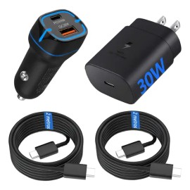 48w Cargador Auto Carga Rápida Y 30w Cargador Carga Rápida