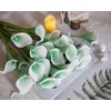 DuHouse 20Pcs Artificial Calla Lily Flower Real Touch Latex Flowers