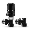 Vancoco G1/2 Thermostatic Valve with Sealing Ring Connection for Radiators,
