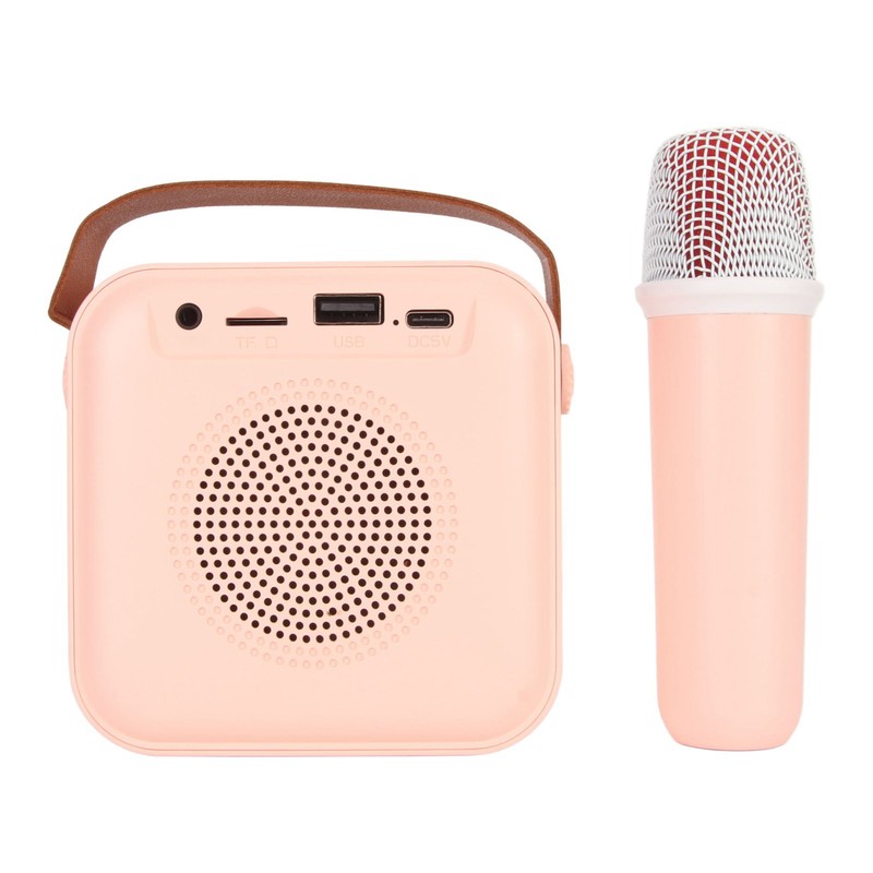 Mini Karaoke Machine Set Portable Bluetooth Speaker with 1 Wireless