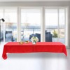 Polyester Tablecloth Spill Proof Fabric Tablecloth Rectangular Tablecloth for Wedding