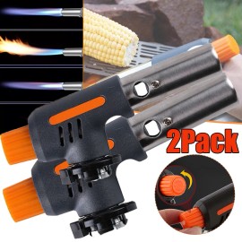 Unbranded 2PCS Camping Gas Torch Welding Fire Maker Lighter Butane Burner Flame BBQ Gun US