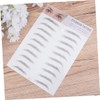Gatuida 2pcs 3D Imitation Eyebrow Stickers for Natural Look Black