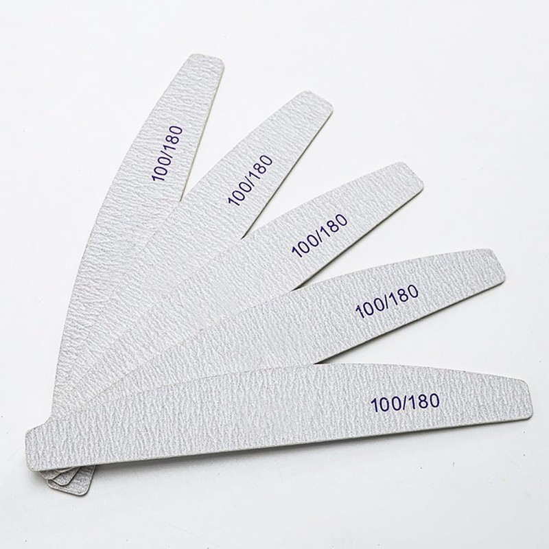 Thin Nail Files Large Double Sided Fingernail Files Professional Nail