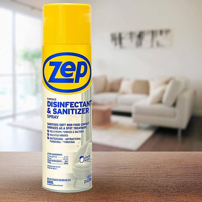 Zep OBS Surface Disinfectant and Sanitizer Spray - 17 oz