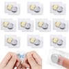 Wzenclave 10 Pairs New Hidden Sew Magnetic Snap Curtain Magnetic