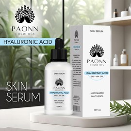 Hyaluronic Acid Serum for Face, Deep Hydration & Plumping, Lightweight, No Fragrance, Skin Smoothing, Moisture-Locking Effect