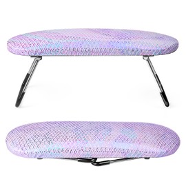 krofaue Professional Nail Hand Rest Stand - Nail Arm Rest High Density Sponge Foldable PU Leather Nail Arm Rest for Nail Tech with Non-Slip Stable Reduce Hand Fatigue Fit for Manicure Salon Use Purple